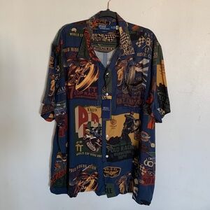 Ralph Lauren/Polo Racing Club Short Sleeve Graphic Bear "92" P-Wing Ski